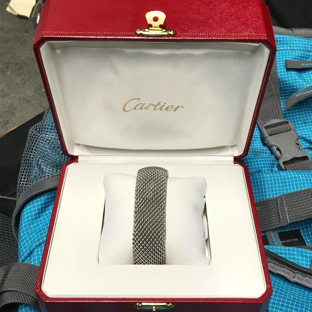 Authentic Tiffany & Co Sterling Silver Mesh Bracelet